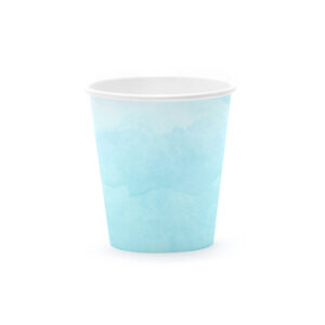 vasos azul degradado