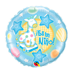 globo foil es un niño