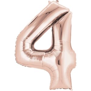 globo oro rosado 5