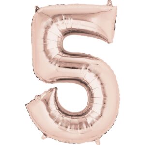 globo oro rosado 6