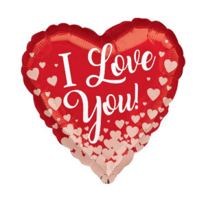 Globo foil rojo I love you