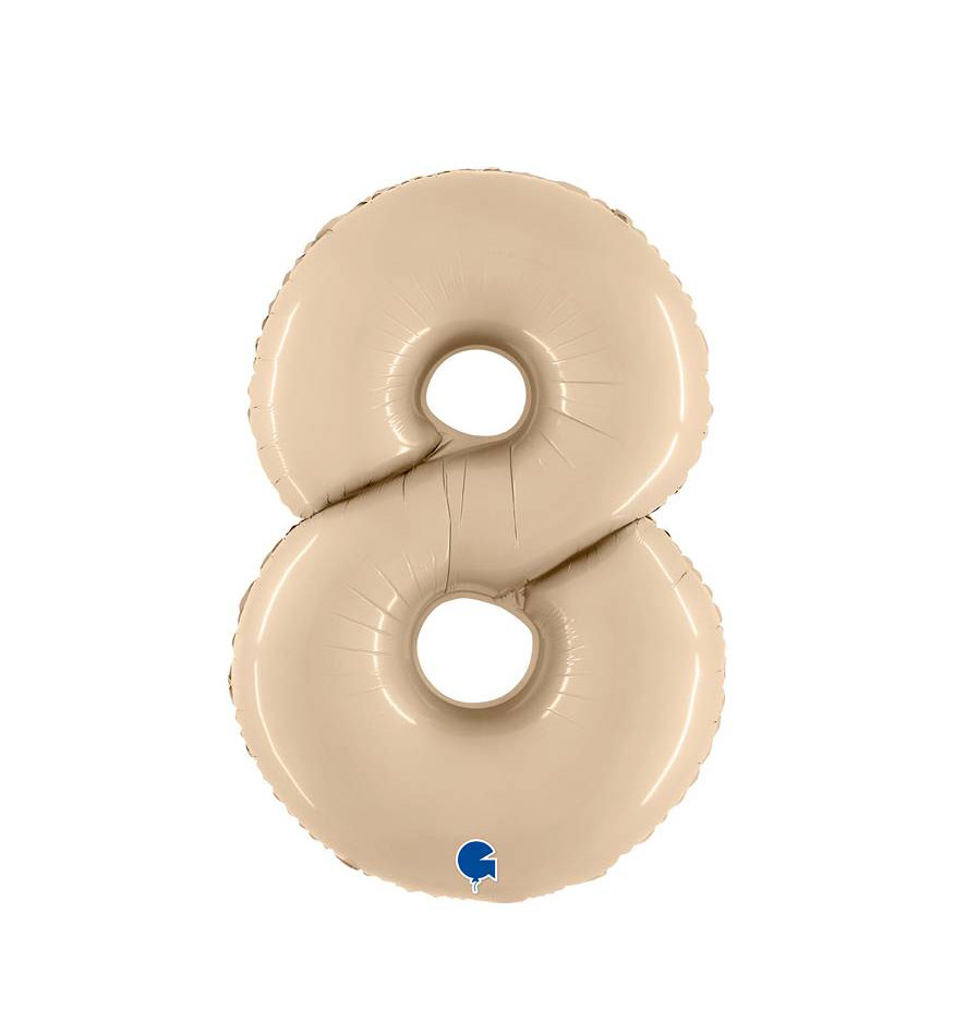 globo foil 8 marfil satinado globo foil 8 marfil satinado