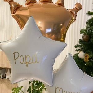 Globos estrella personalizada helio