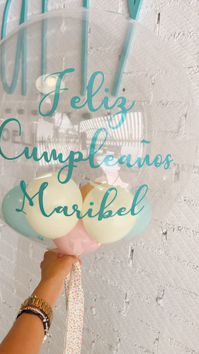 bouquet globos burbuja personalizado bouquet globos burbuja personalizado