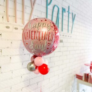 arreglo globos san valentin
