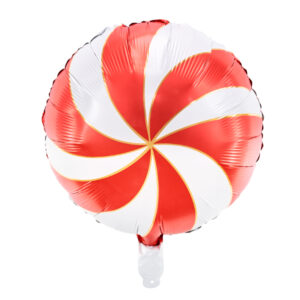 globo candy rojo y verde esmeralda