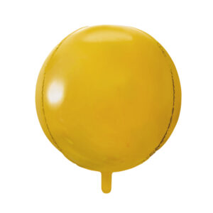 globo foil esferico plateado
