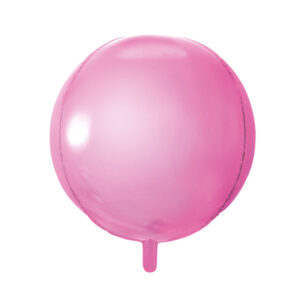 globo foil 3d rosa