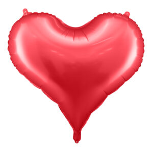 globo foil corazon blanco