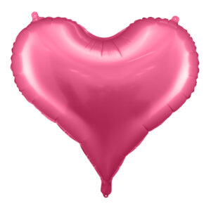globo foil corazon fucsia