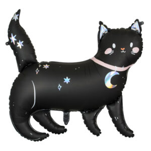 globo foil gato negro