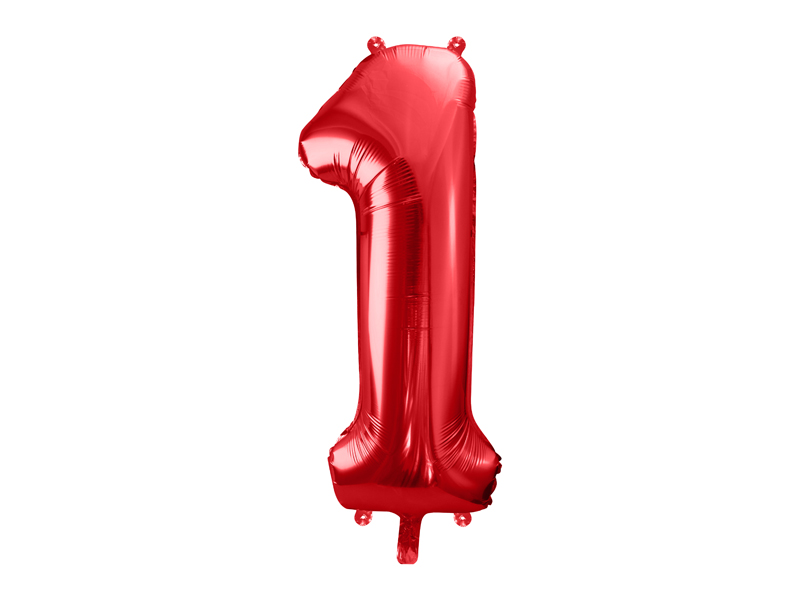 globo foil numero 1 rojo globo foil numero 1 rojo