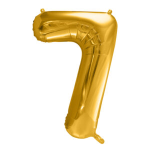 globo foil numero gigante dorado