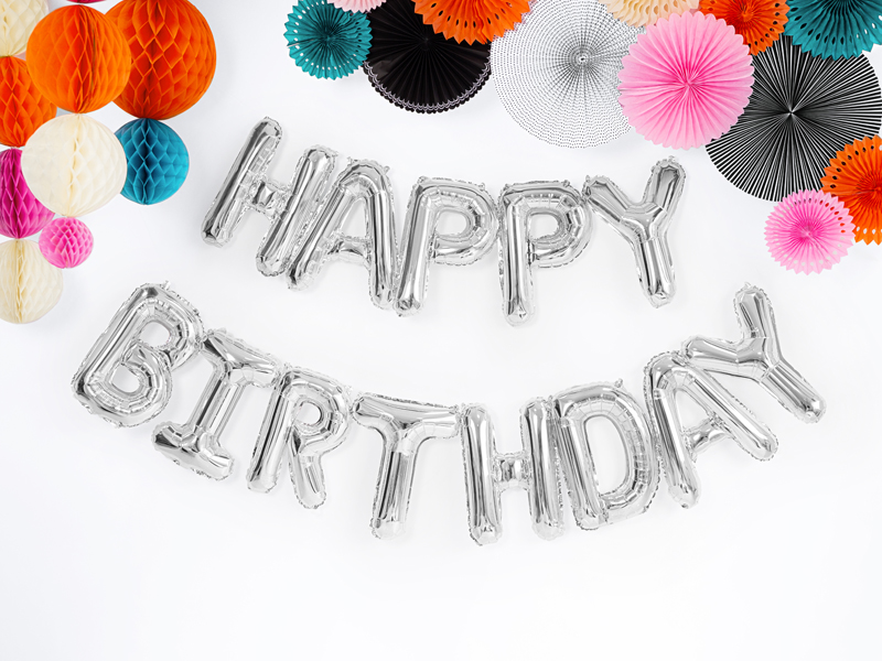 guirnalda Happy Birthday foil guirnalda Happy Birthday foil
