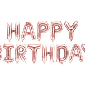 guirnalda Happy Birthday foil
