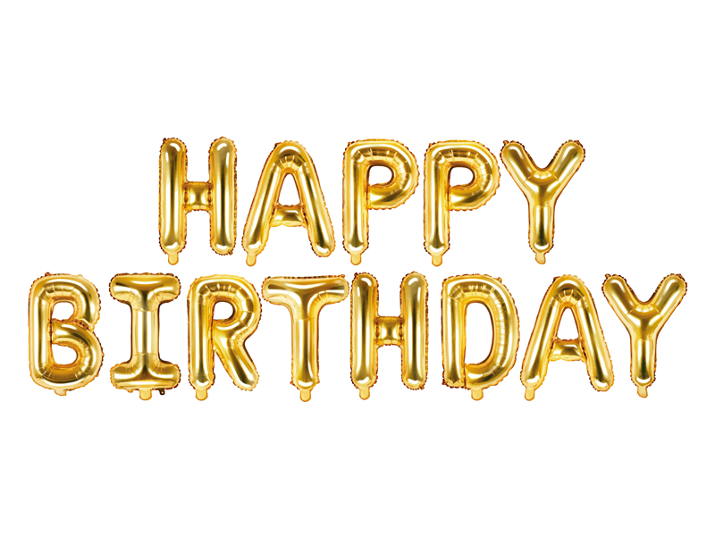 guirnalda Happy Birthday foil guirnalda Happy Birthday foil