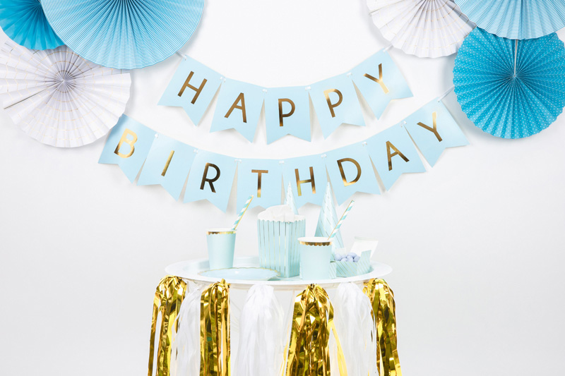 banderin happy birthday azul banderin happy birthday azul