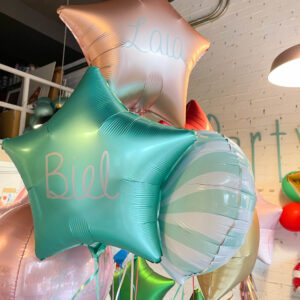 Globos estrella personalizada helio