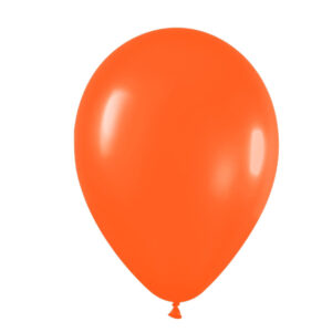 globo latex naranja