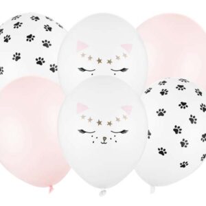 set de globos gato