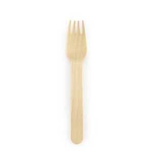 tenedor de madera