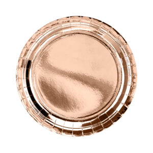 platos oro rosa