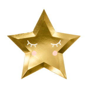 platos con forma de estrella