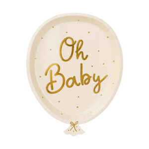 Platos Forma Globo "Oh Baby"