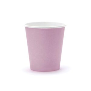 vasos papel rosa