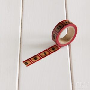 Washi Tape Números Vintage
