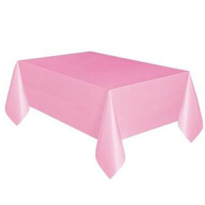 mantel de plastico liso azul