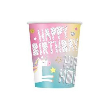 vasos papel unicornio vasos papel unicornio